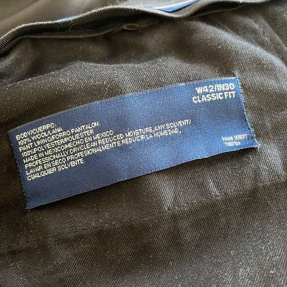 Stafford Men’s pinstripe 100% wool suit - Picture 11 of 11